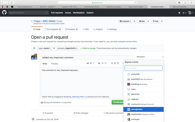 Open Pull Request 2